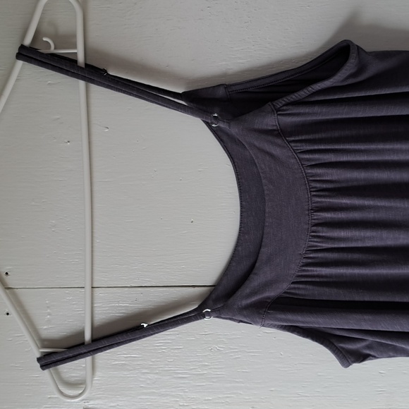 Sundry Spaghetti Strap Maxi Dress Pigment Plum SZ 1 - Picture 12 of 14